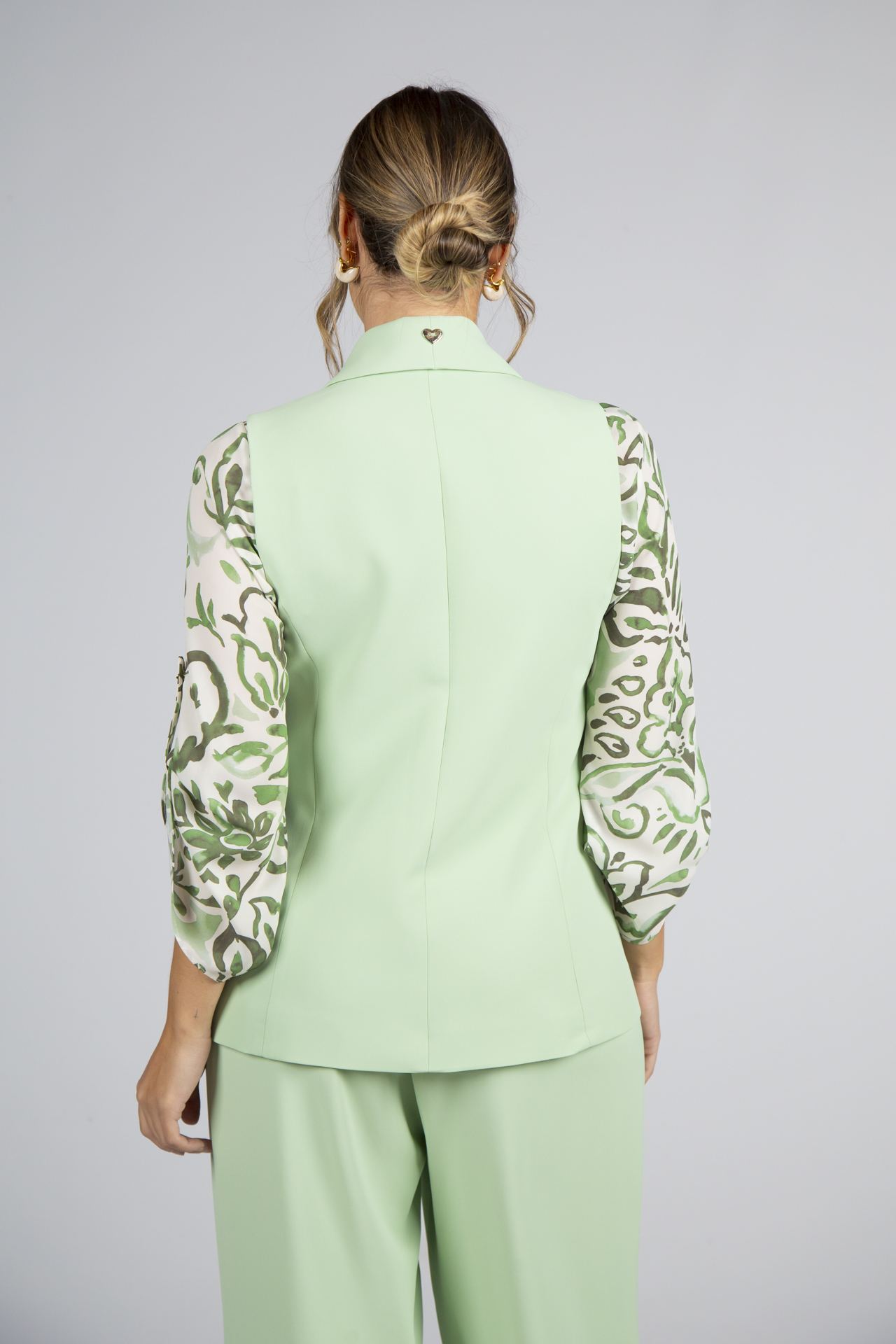 Tailored longline waistcoat