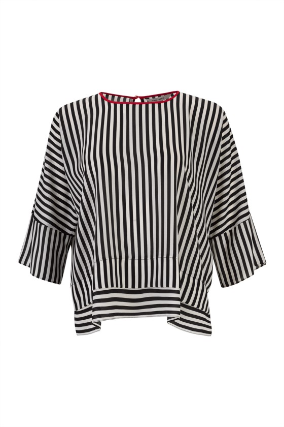 Oversized striped jumper
