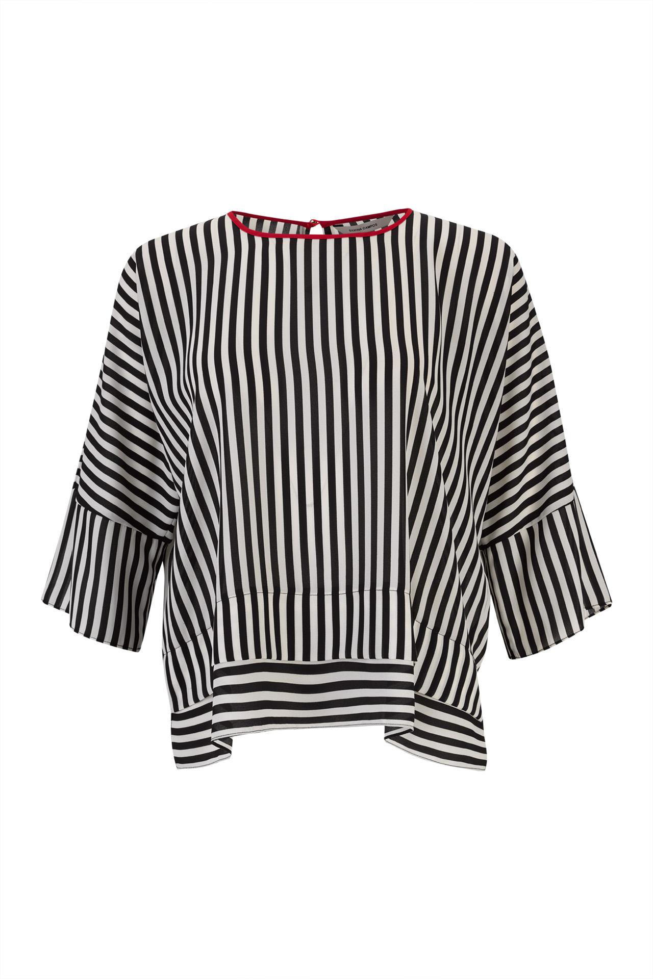 Oversized striped jumper