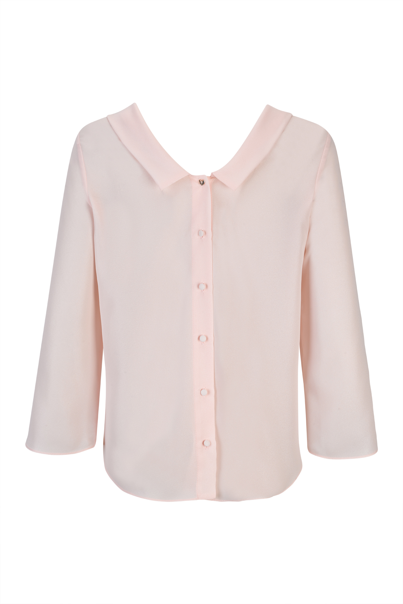 Blouse buttons at the back