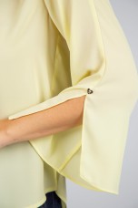 Invisible zip blouse