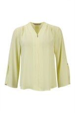 Invisible zip blouse