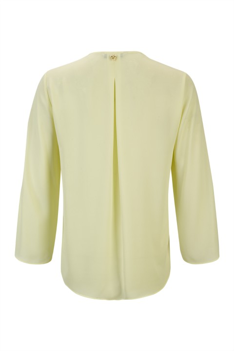 Invisible zip blouse