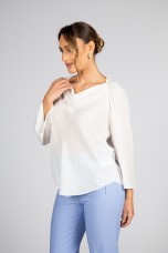 Túnica gola drapeada