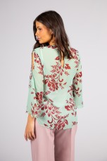 Túnica mangas com abertura