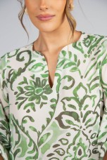 Túnica ilhós dourados