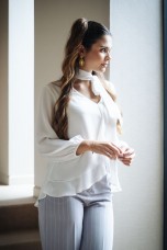 T�nica folhos e la�ada