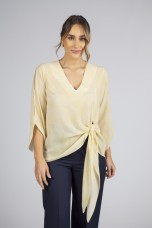 Túnica laçada lateral