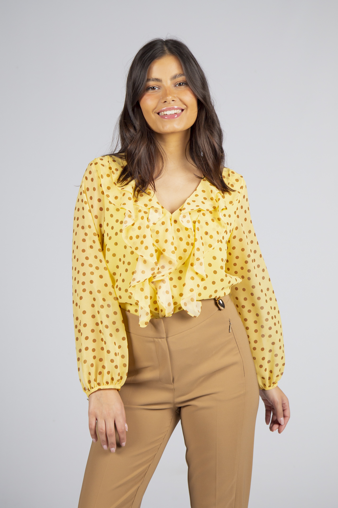 Túnica estampado lunares