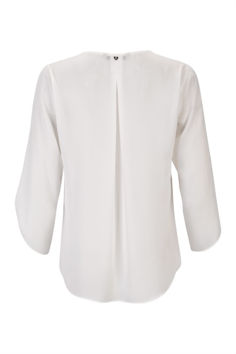 Blouse with side bow