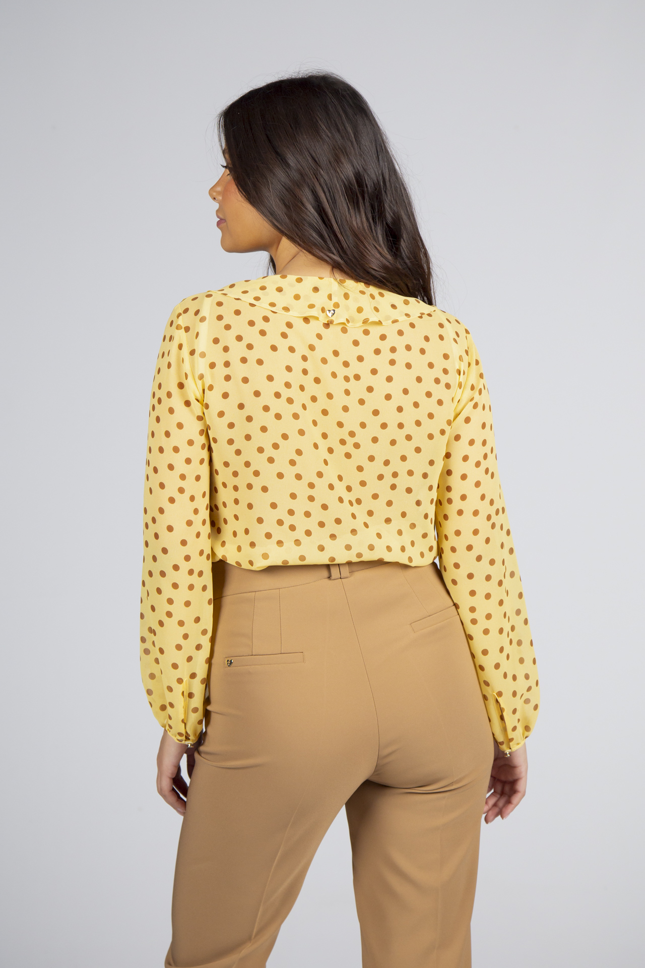 Túnica estampado lunares