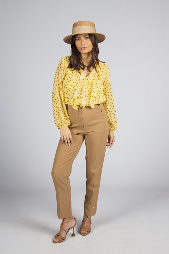 Túnica estampado lunares