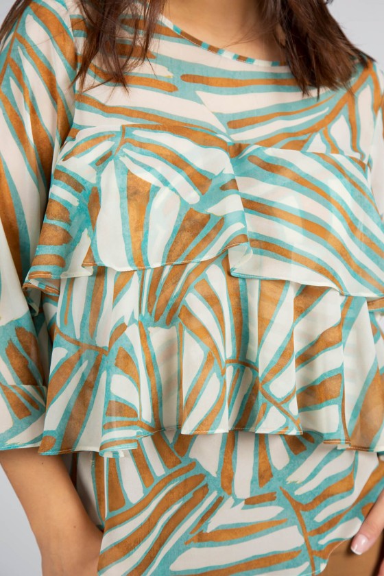 Layered blouse