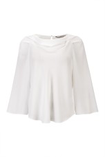 Túnica gola drapeada