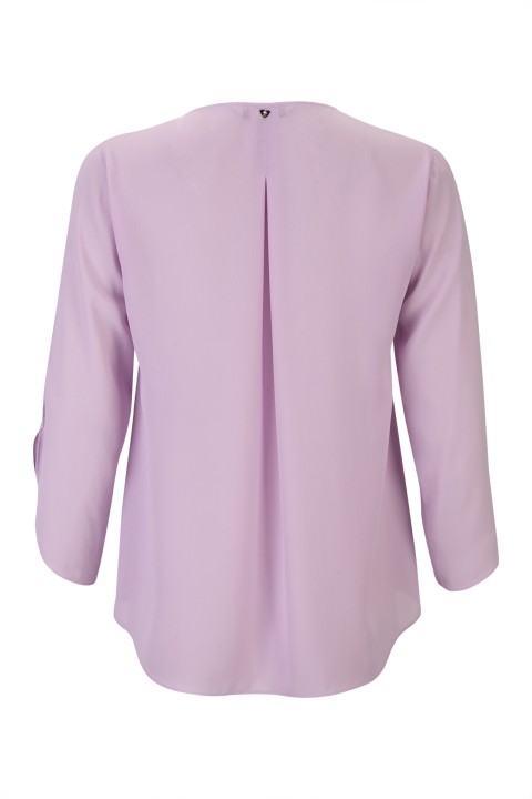 Blouse with side bow