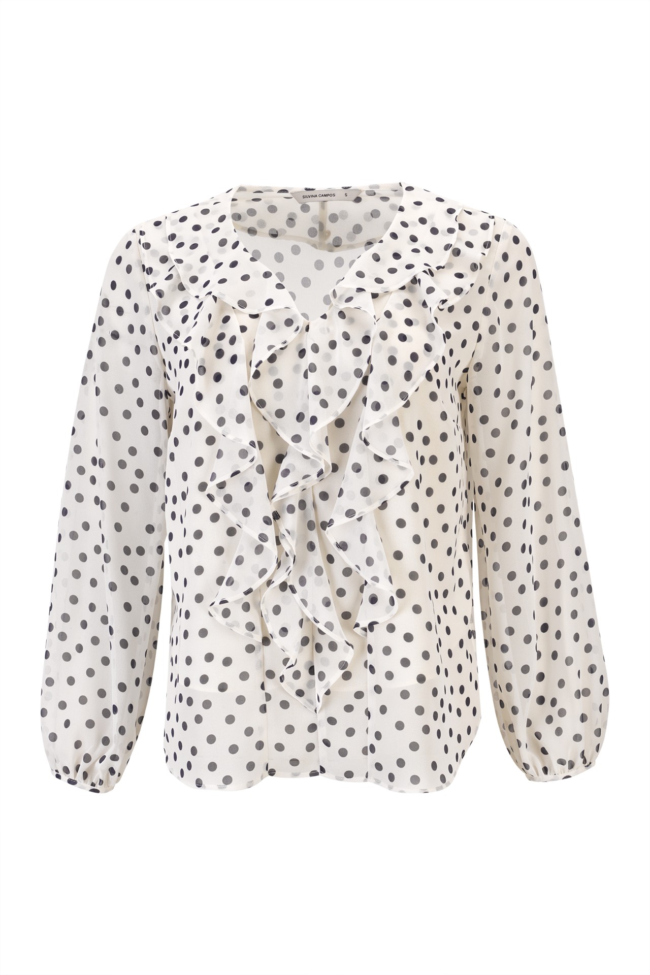 Túnica padrão polka dot