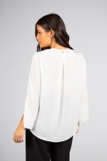 Túnica fecho invisível