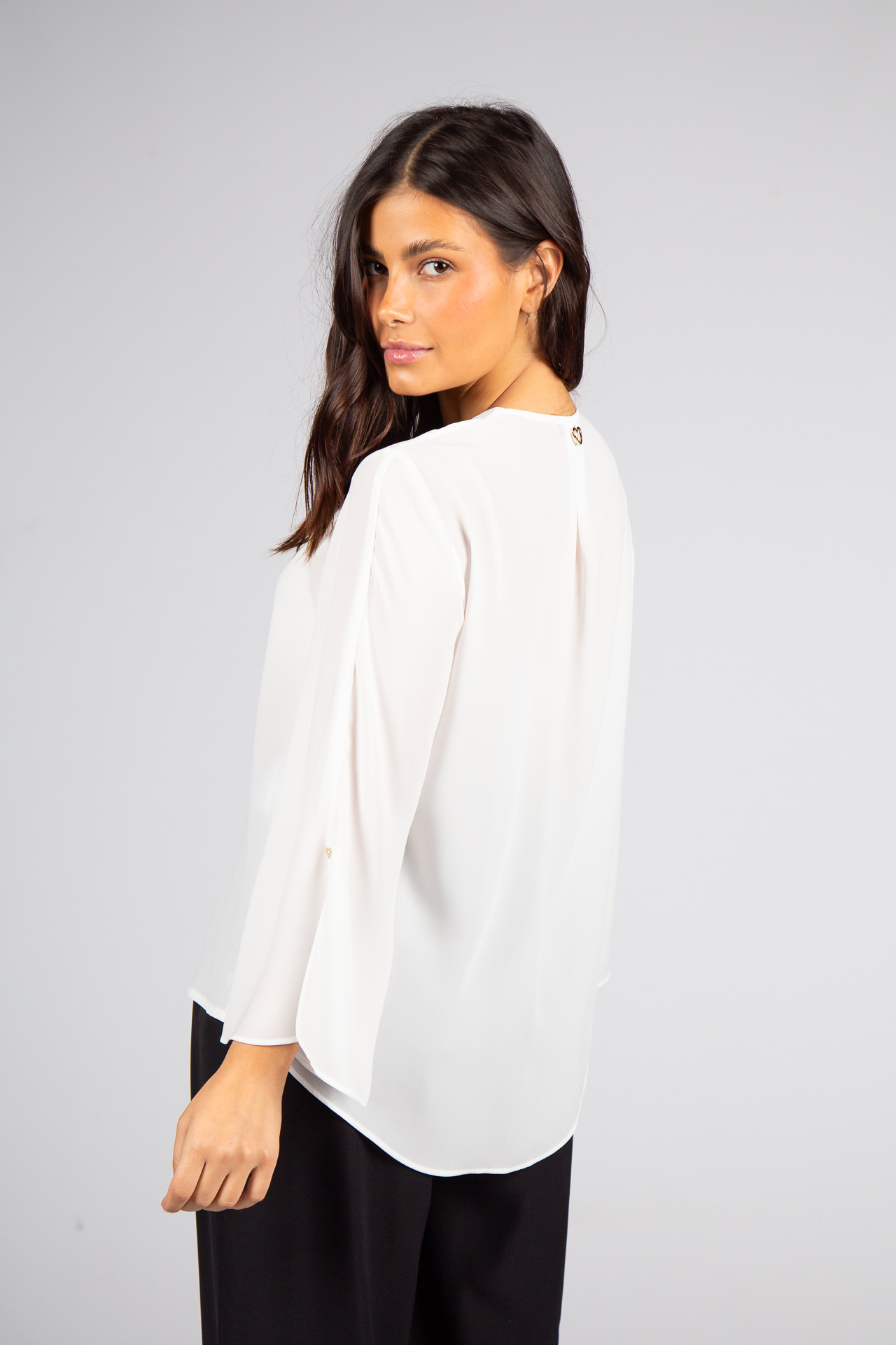 Túnica fecho invisível