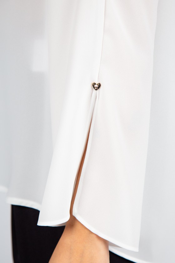 Túnica fecho invisível