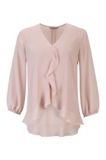 T�nica folhos e la�ada