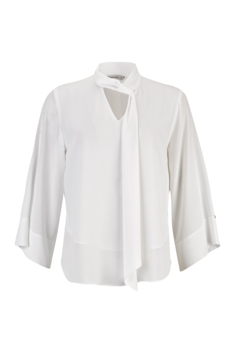 T�nica cuello con cinta ajustable