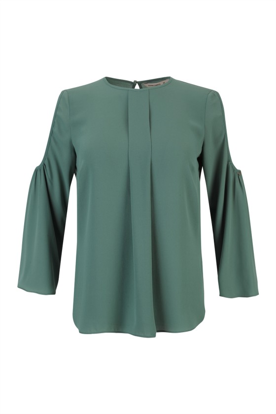 Túnica mangas com abertura