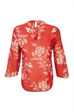 Túnica mangas com abertura