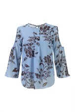 Túnica mangas com abertura