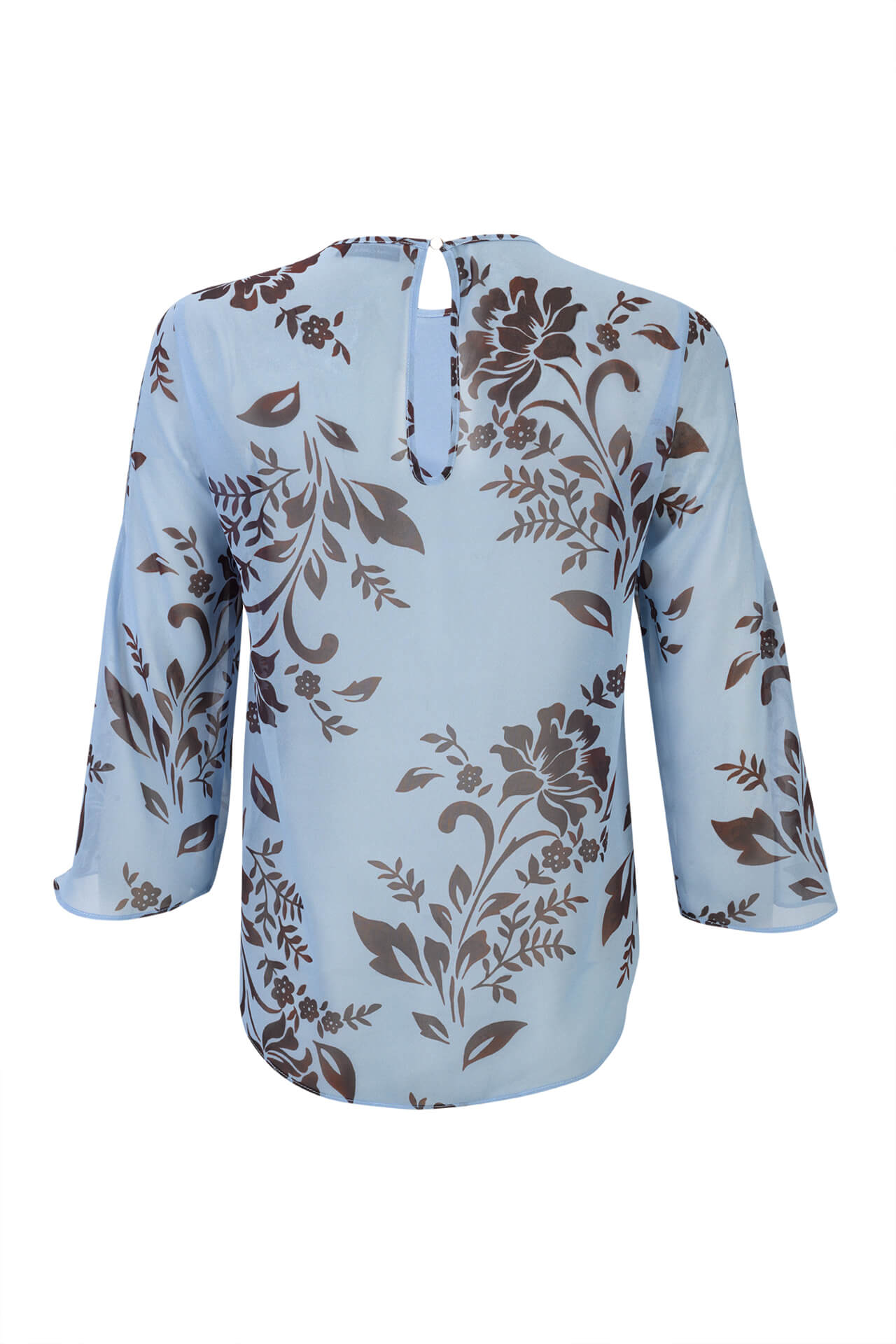 Túnica mangas com abertura