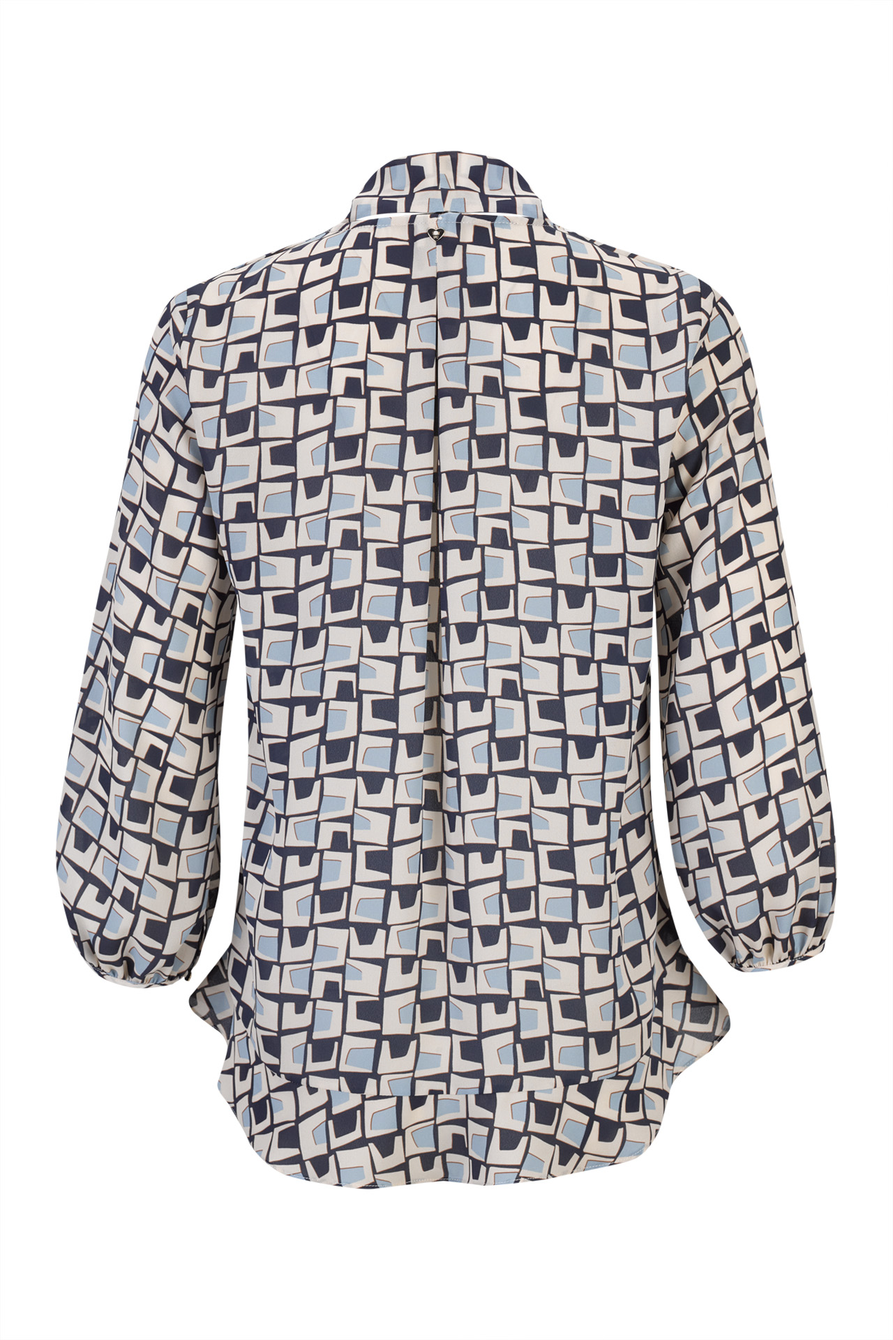 Túnica folhos e laçada