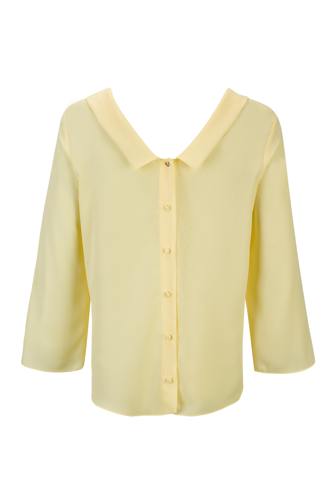 Túnica botões atrás