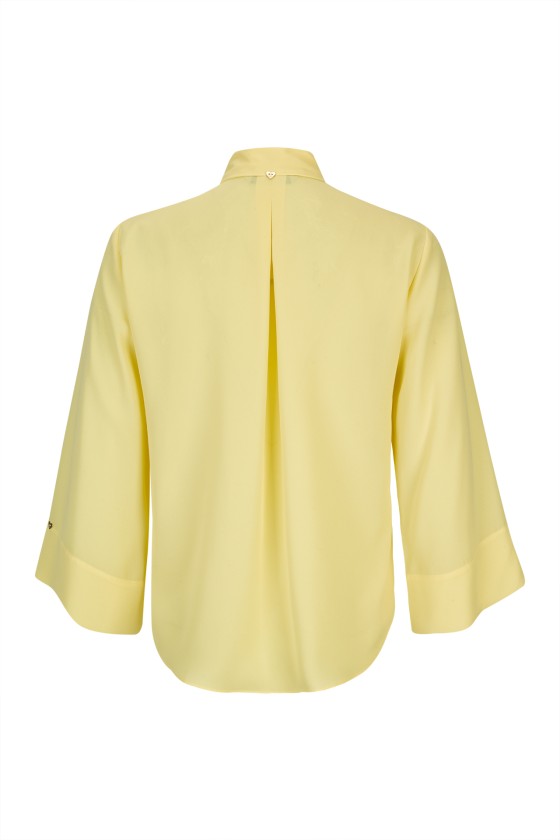 Túnica gola fita ajustável