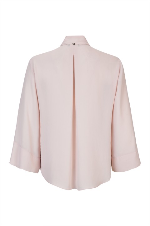 Túnica gola fita ajustável Túnica gola fita ajustável