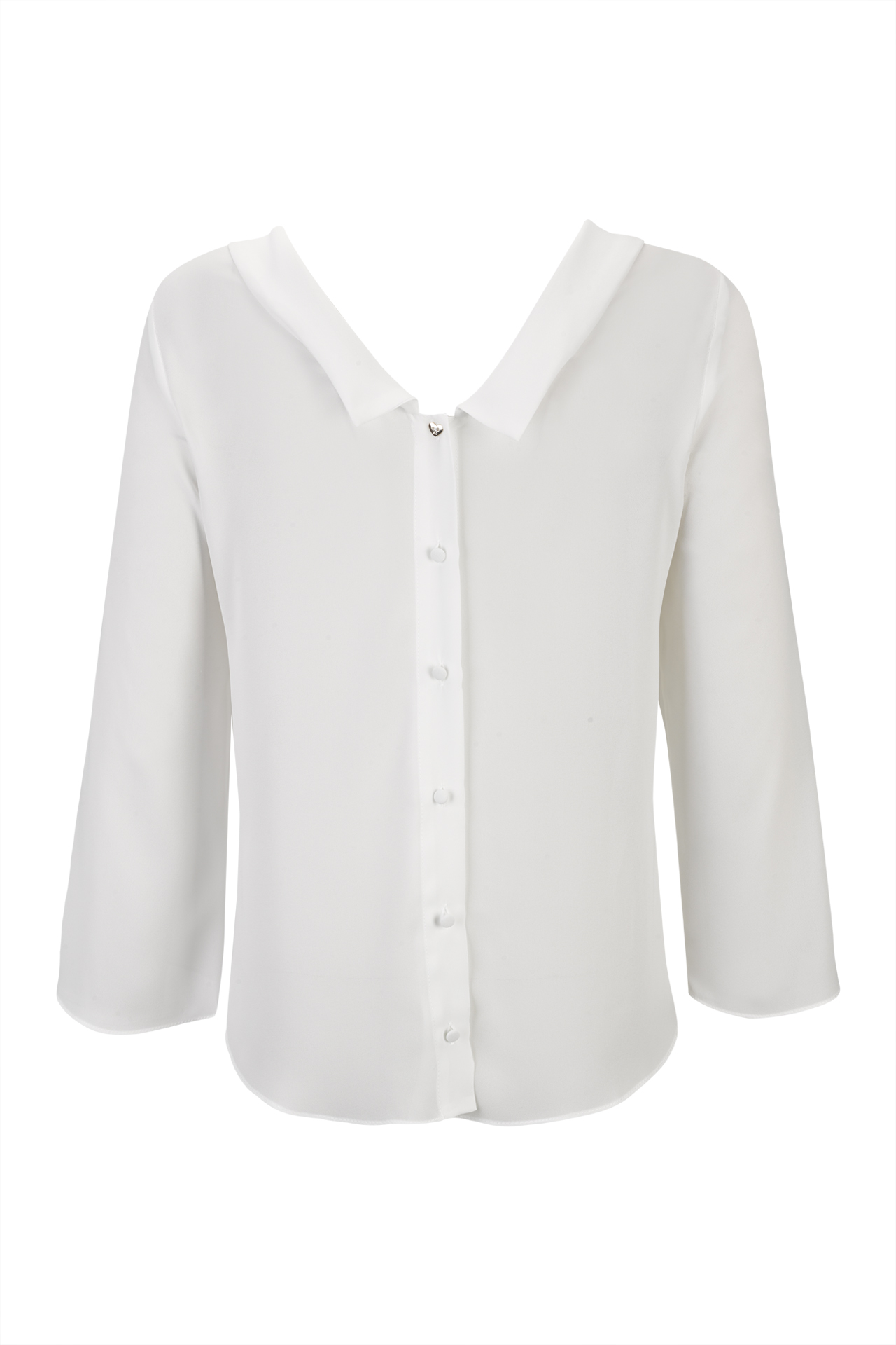 Blouse buttons at the back