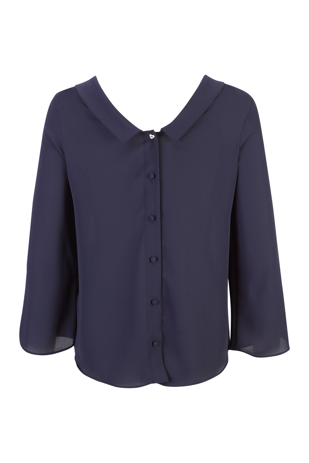 Túnica botões atrás