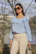 Sailor collar blouse
