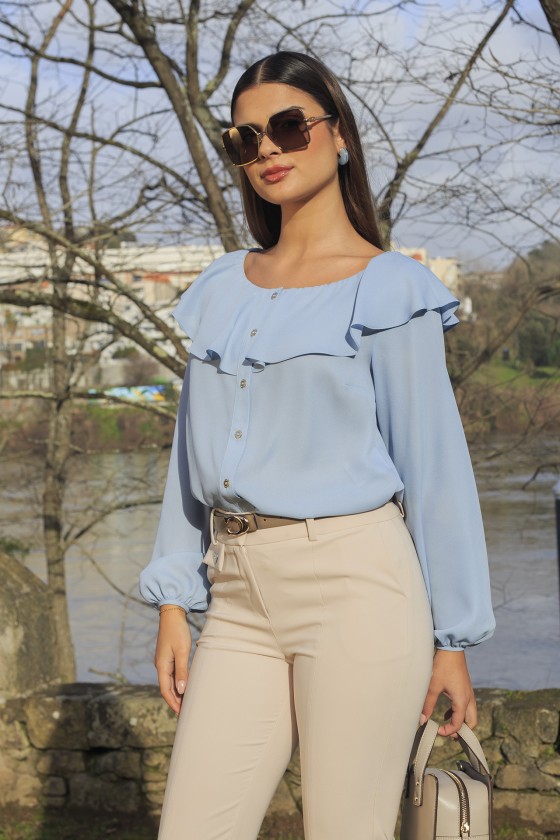 Sailor collar blouse