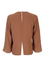 Túnica gola drapeada