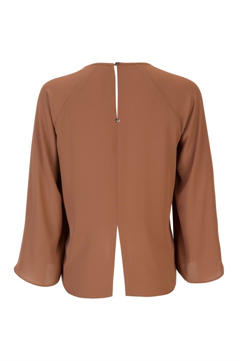 T�nica gola drapeada