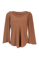 Túnica gola drapeada