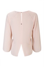 Túnica gola drapeada