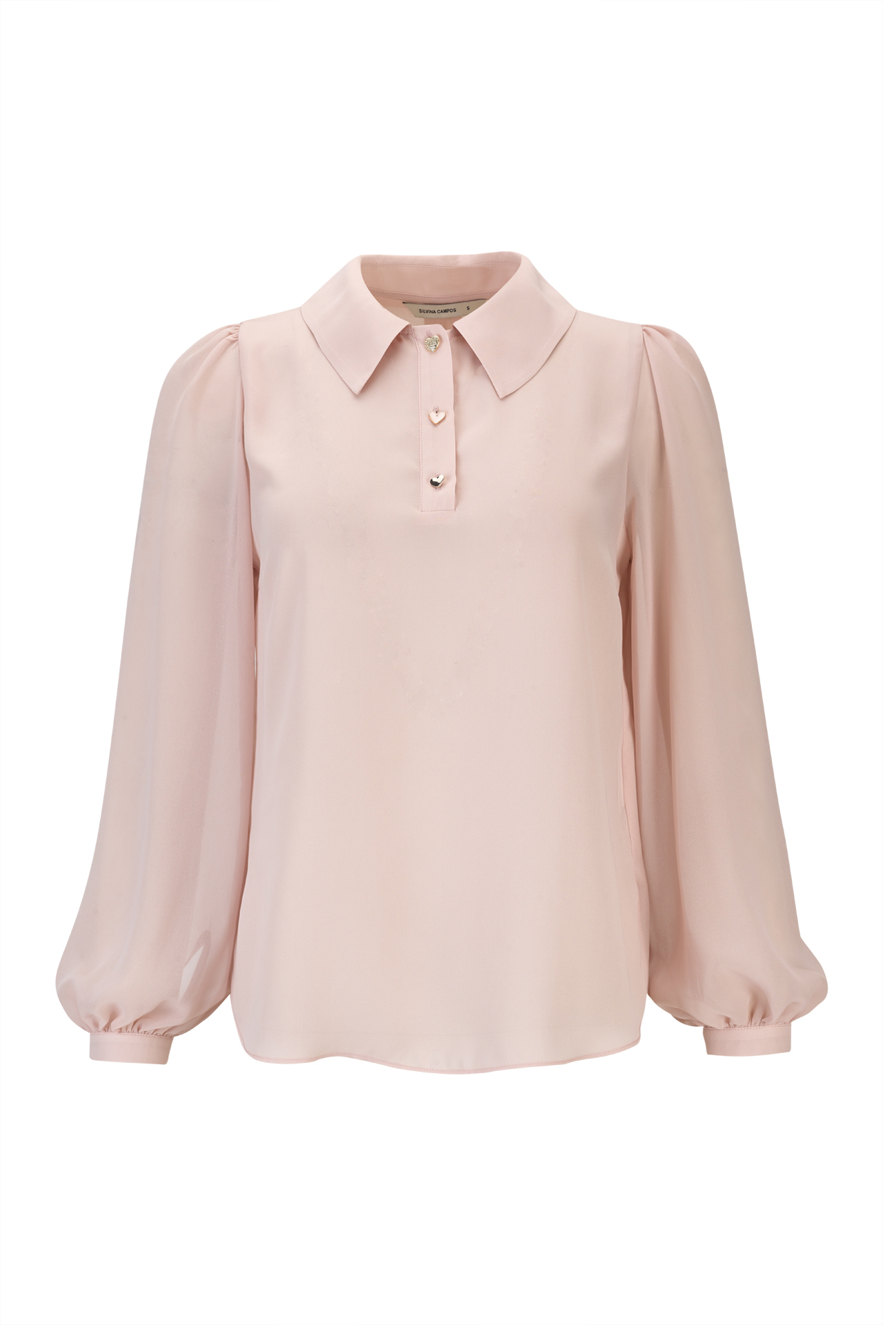 Túnica botões coração