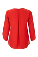 Blouse with side bow