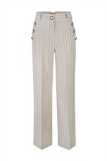 Pinstriped trousers