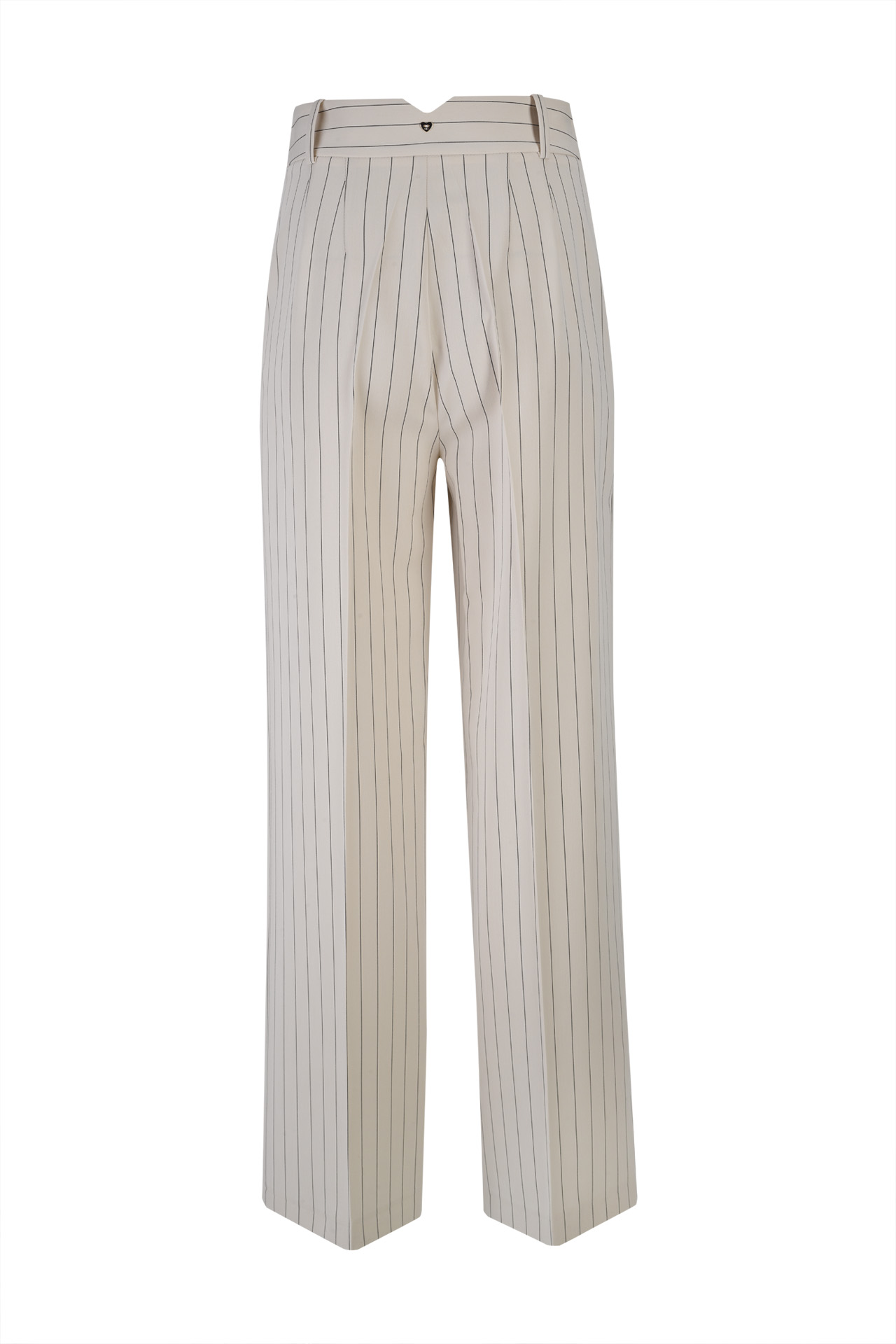 Pinstriped trousers
