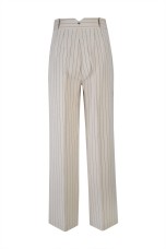 Pinstriped trousers