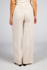 Pinstriped trousers