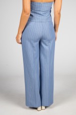 Pinstriped trousers