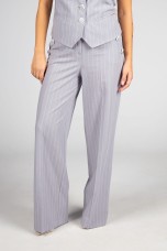 Pinstriped trousers