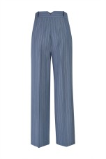 Pinstriped trousers